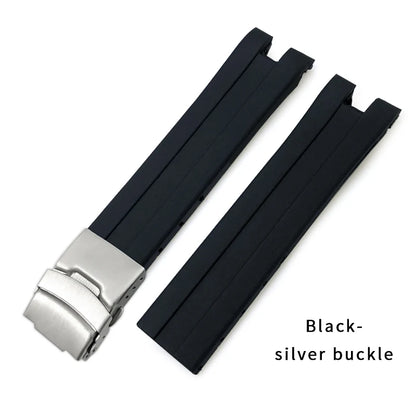 Bracelet de montre en caoutchouc de haute qualité, 21mm, adapté à Tissot T076 T076.417, coloré, doux, étanche, en Silicone naturel, bracelet de montre de sport