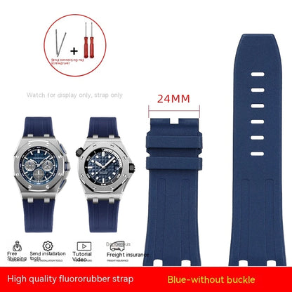 Cinturino per orologio da uomo in gomma, Audemars P Royal Oak Offshore, 42mm, 28mm, 15703, 15710, 26470, 28mm, con attrezzi