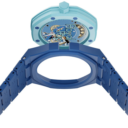 Ceramic Mod Kit for Swatch x AP Royal POP Biomaterials, Watch Case, Strap, Pocket Watch Changer