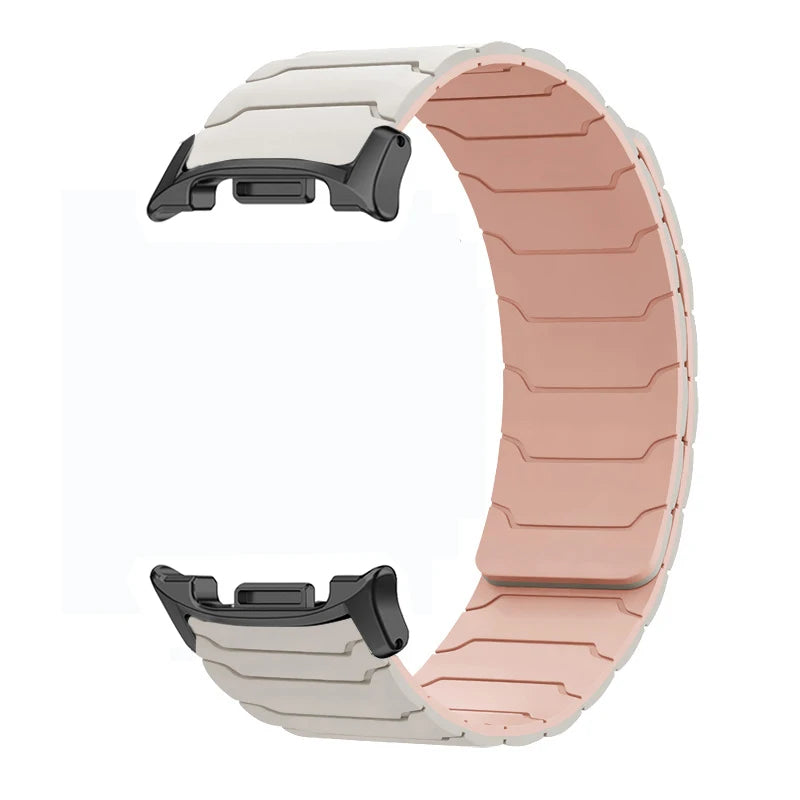 Bracelet magnétique en Silicone pour Samsung Galaxy Watch Ultra 2025, 47mm, pour Galaxy 8 40mm 44mm/8Classic 46mm, Bracelet de sport