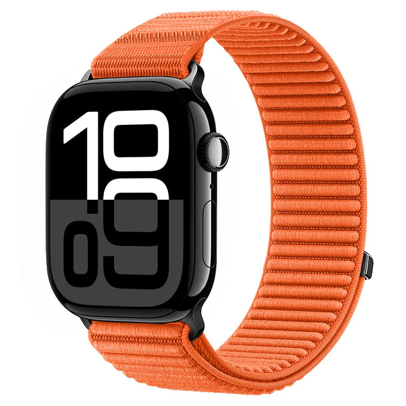 Correa deportiva de nailon con hebilla para Apple Watch de 46 mm 44 mm 40 mm 42 mm 45 mm 41 mm, correa para iWatch serie 11 SE 10 9 8 7 Ultra 3