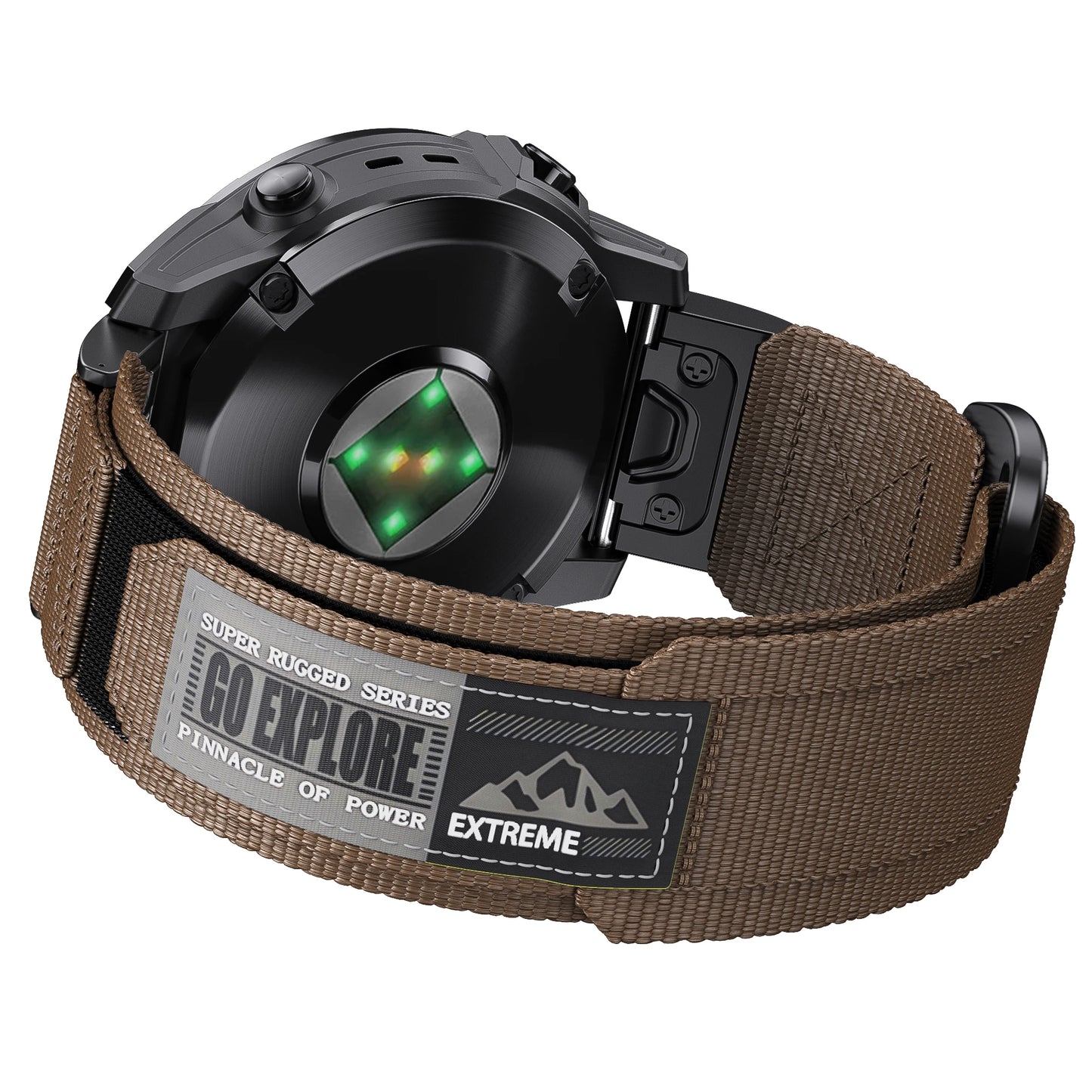 Cinturino per orologio in Velcro QuickFit da 22 mm 26 mm per Garmin Fenix E 8 7 7X 6 6X Pro 5 5X, Epix 2 Pro, Instinct 3 2, Forerunner 955 945