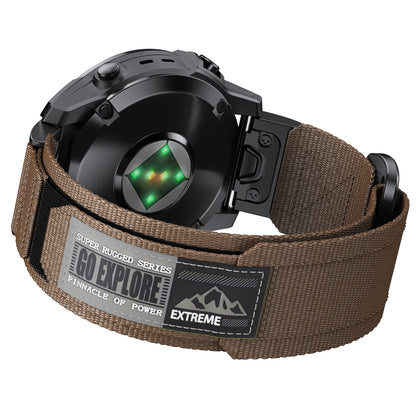 Cinturino per orologio in Velcro QuickFit da 22 mm 26 mm per Garmin Fenix E 8 7 7X 6 6X Pro 5 5X, Epix 2 Pro, Instinct 3 2, Forerunner 955 945