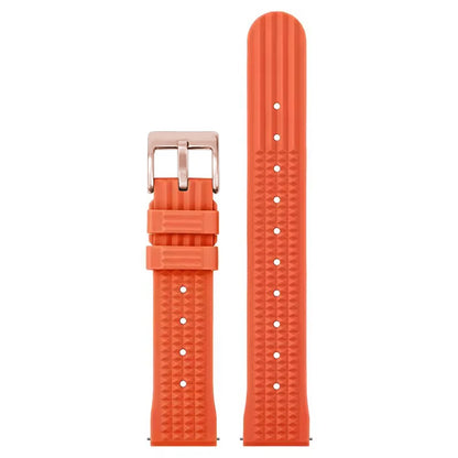 Watchdives – bracelet de montre gaufré en caoutchouc souple de qualité supérieure, 20mm 22mm, bracelet de remplacement à dégagement rapide, bandes unisexes durables en caoutchouc de Silicone