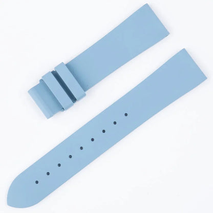 Cinturini per orologi universali in gomma fluorurata FKM di alta qualità, estremità piatte, 14/15/16/17/18 mm, per donne e bambini, compatibili Omega, Tissot, Longines.