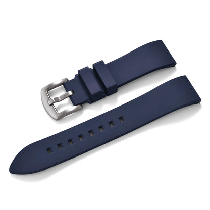 Quick Release Classic Fluoro Rubber Watch Straps, 18-19-20-21-22-23-24mm, FKM FPM, For Any Brand, Diving Watch Bands