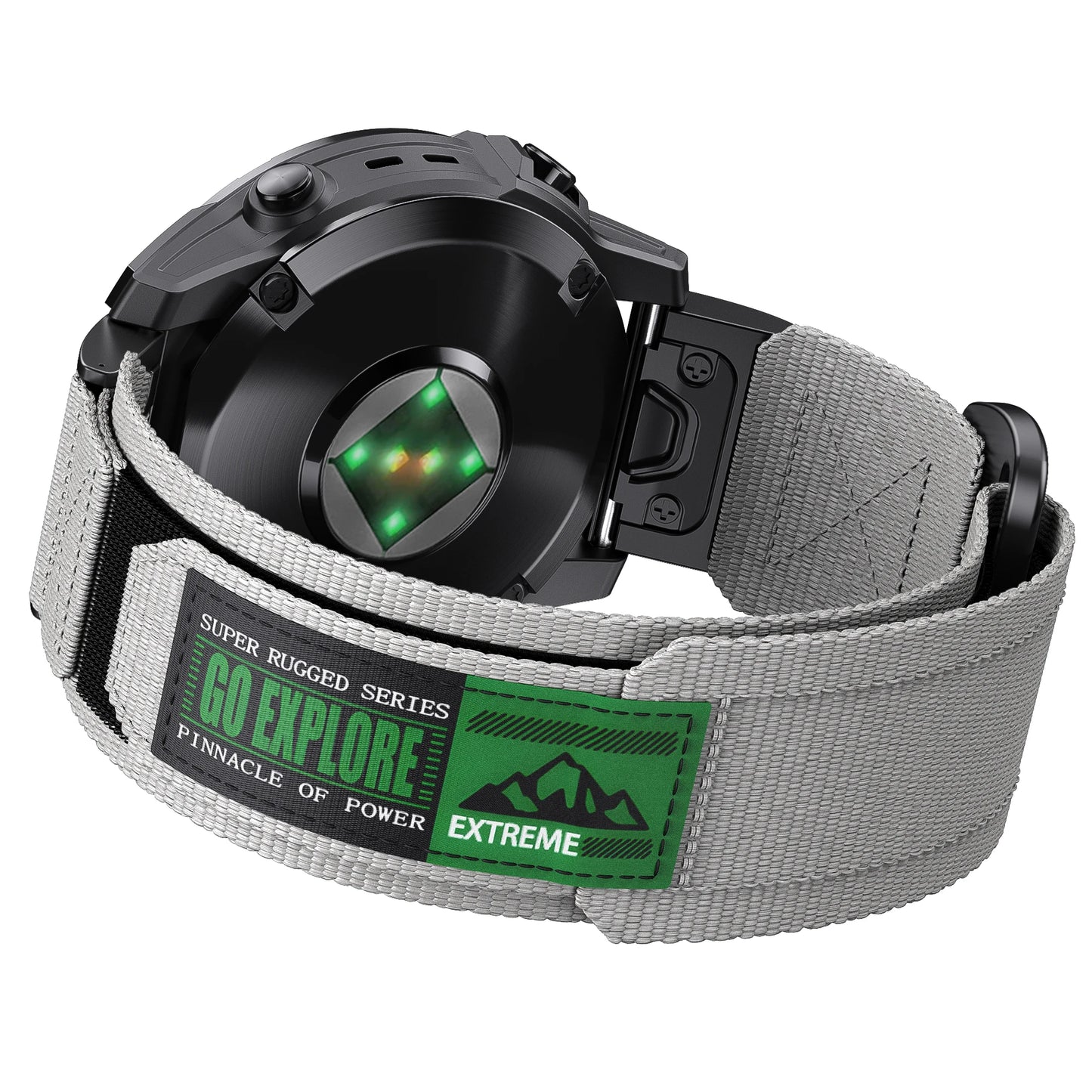 Cinturino per orologio in Velcro QuickFit da 22 mm 26 mm per Garmin Fenix E 8 7 7X 6 6X Pro 5 5X, Epix 2 Pro, Instinct 3 2, Forerunner 955 945