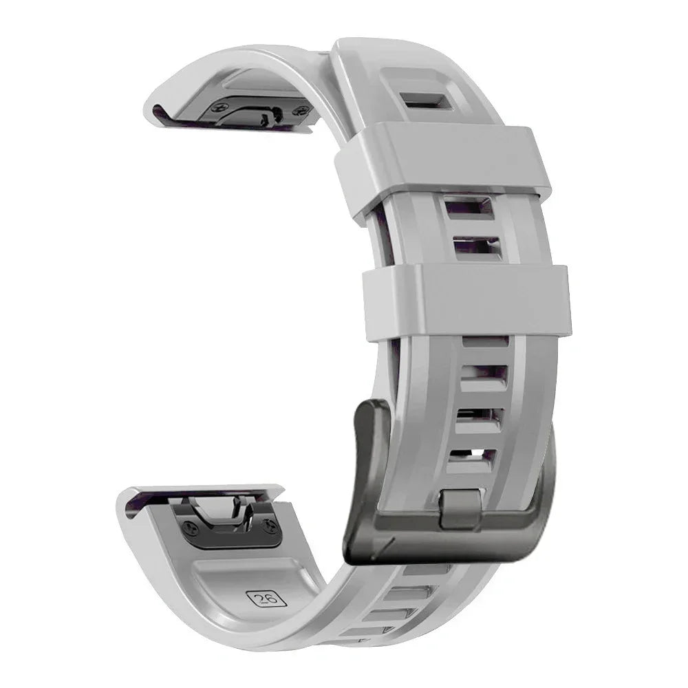 Bracciale in silicone QuickFit 22 26 mm per Garmin Fenix 5 5X Plus 6X 7 7X Pro Quatix 8 Fenix 8 Pro 51 mm 47 mm Epix, cinturino sportivo da esterno