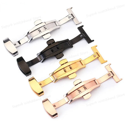 Bracelet de montre en Silicone, 18/19/20/21/22/24mm, extrémité incurvée, pour montre Rolex Water Ghost, pour Seiko, Bracelet en caoutchouc, boucle papillon