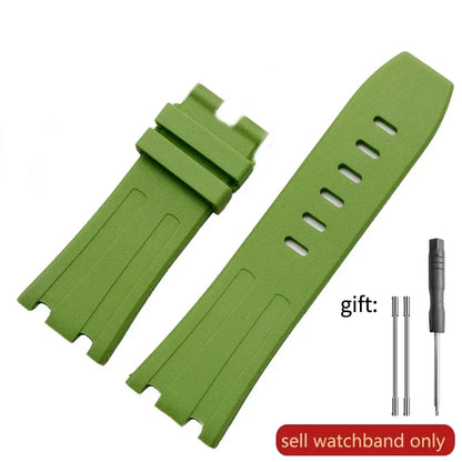 Pour AP Audemars et Piguet 15703 Royal Oak Offshore série étanche en caoutchouc Silicone bracelet de montre 28mm accessoires de montre hommes