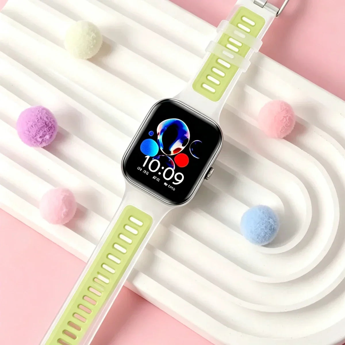 Candy Color Transparent Silicone Strap for Xiaomi 10Pro/9Pro/8Pro REDMI Watch 6 5 4 Special Edition, Waterproof Sport Band