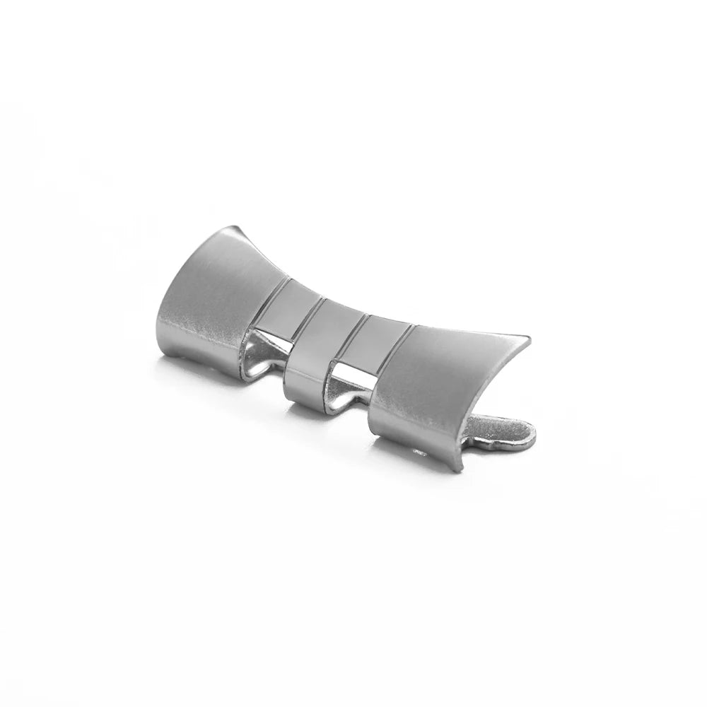 18/19/20/21/22mm Stainless Steel Watch Bracelet Connectors for Seiko SKX007/009, Curved End Watch Band Adapter for Oyster Jubilee
