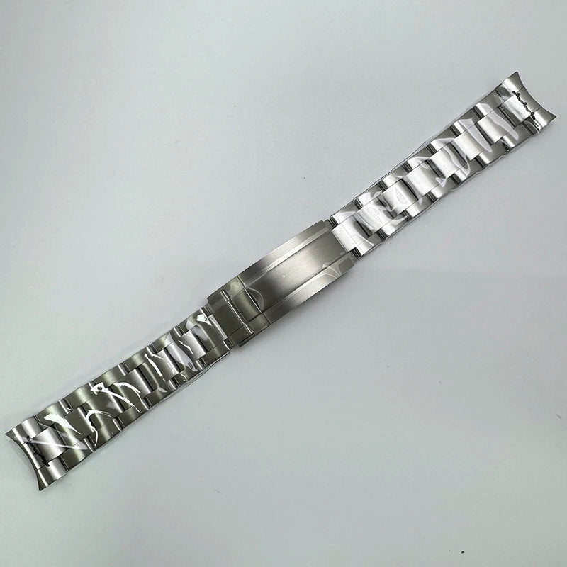 Silver Solid Stainless Steel Oyster/Jubilee Bracelet, 20MM Width, Adjustment Clasp for Datejust SUB GMT NH35 36/40mm Watch Case