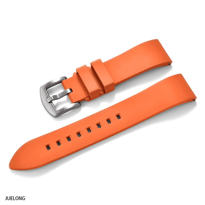 Premium fluoroelastomer rubber watch strap, FKM quick-release watch strap 18-19-20-21-22-23-24mm for every brand of dive watch