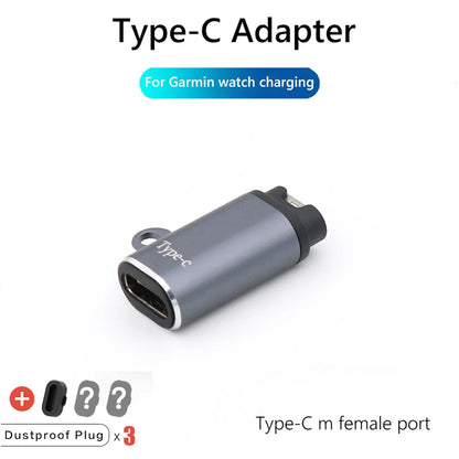 Adaptateur Portable de chargement de Type C/Micro USB/iOS, pour Garmin Fenix 7 7S 7X 6 6S 6X 5 5s 5X Venu 2 2S, convertisseur de chargeur de montre intelligente