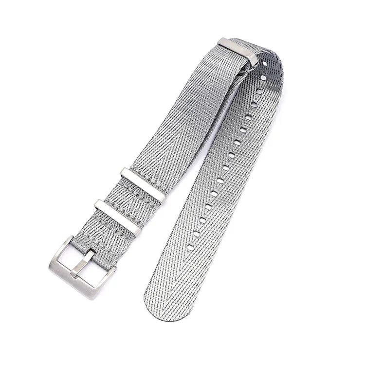 Bracelet NATO 20mm 22mm 24mm Bracelet de montre en Nylon pour Omega Seamaster 300 Bracelet de remplacement de sport de plongée noir avec ceinture