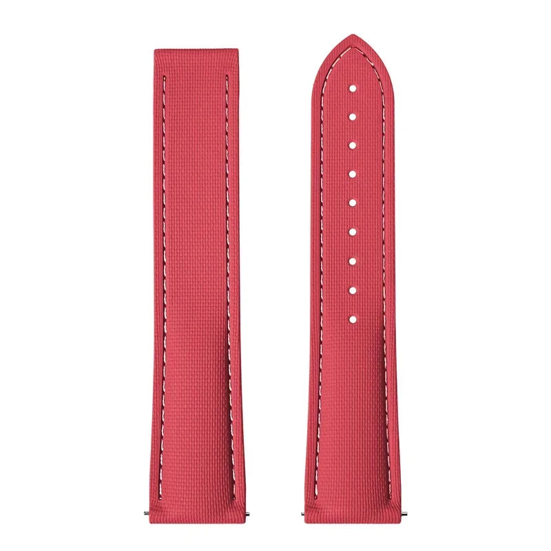 Cinturino in gomma fluorurata per Omega Seamaster 20mm 21mm 22mm FKM, cinturino universale a sgancio rapido, accessori per Rolex e Tudor