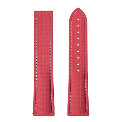 Cinturino in gomma fluorurata per Omega Seamaster 20mm 21mm 22mm FKM, cinturino universale a sgancio rapido, accessori per Rolex e Tudor