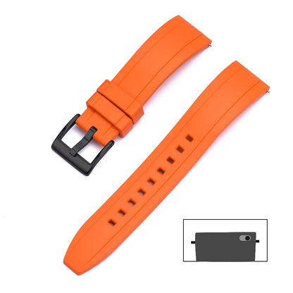 Cinturino per orologio in gomma premium - Sgancio rapido / Fibbia ad ardiglione - Universale