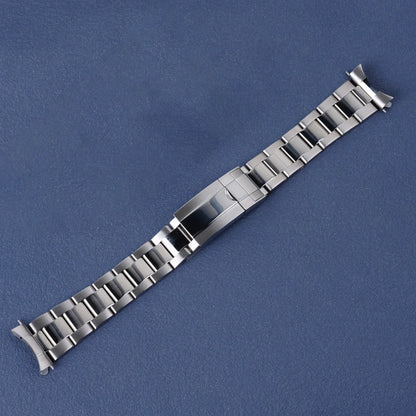 Rolamy 21mm bracelet de montre OysterStyle SION L fermoir de déploiement en acier inoxydable bracelet en argent pour SeATM KrasnoSSC911-917/SBDL091
