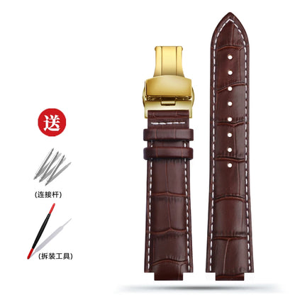 Cinturino dedicato per orologio LV serie Drum Q1121 per uomo e donna, cinturino in vera pelle Q114k.