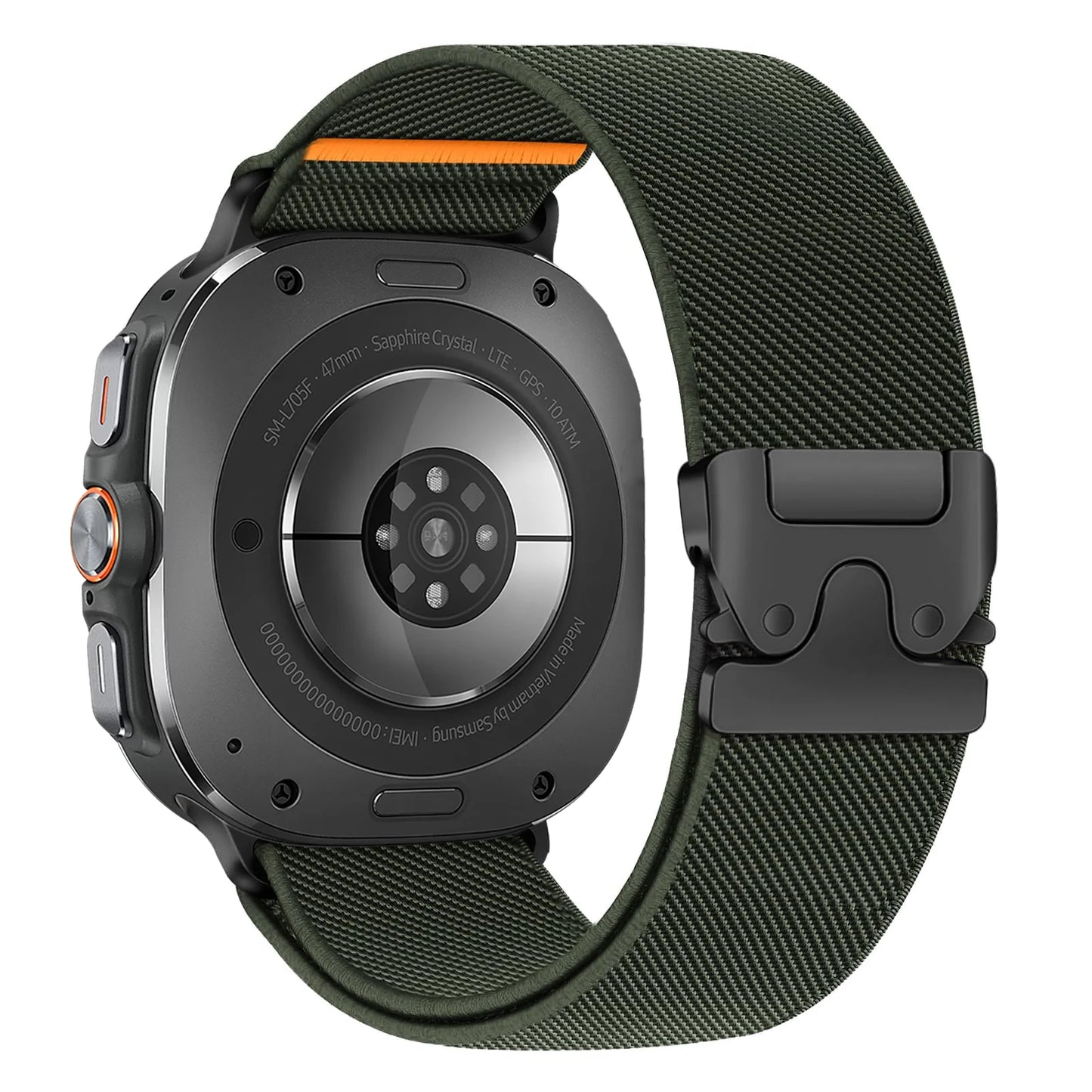Sport Nylon Strap for Samsung Galaxy Watch Ultra 2025 47mm, Accessories for Galaxy Watch Ultra2 47mm Strap