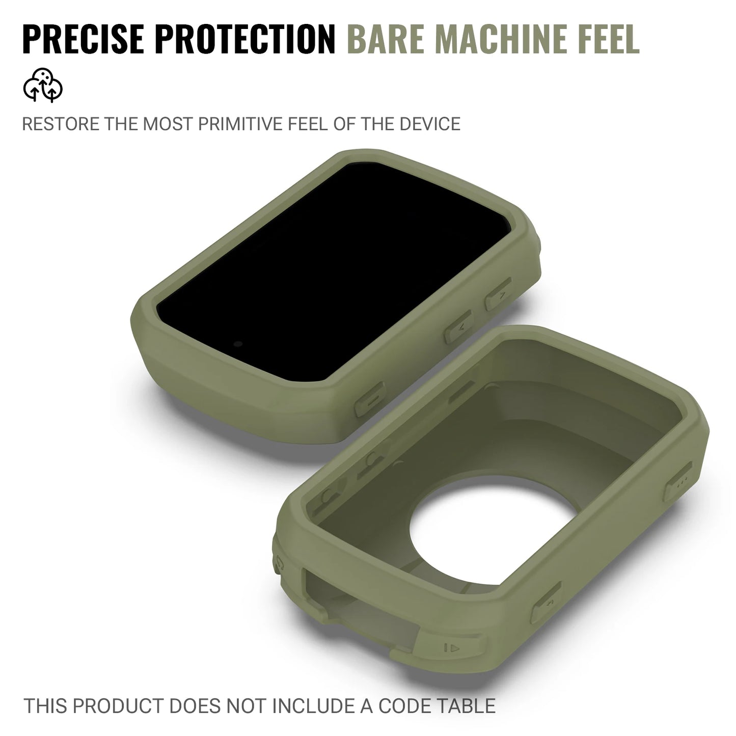 1/2 pz custodia in silicone per Garmin Edge 850 550 ciclocomputer, cover protettiva paraurti anti-collisione, accessori guscio protettivo