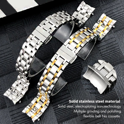 316L Stainless Steel Watch Bracelet, 16mm, for Tissot T050 1853 T-LADY Dressport T 050217 T T T 050207 Solid Metal Watch Straps