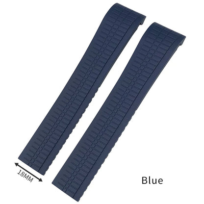 Cinturino per orologio in gomma con perni in acciaio da 21 mm, per Patek Philippe Aquanaut 5164 5167, cinturino per orologio in silicone morbido e colorato, braccialetti impermeabili
