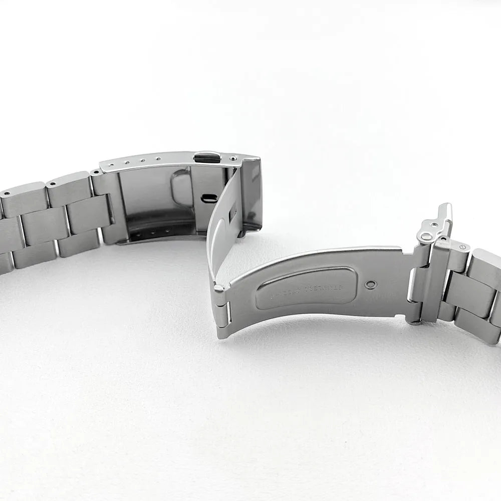Men's Solid Stainless Steel Sport Bracelet, 22mm, SRPD SKX007/SKX009 SRPD63K1, Jubilee Curved End Bracelet