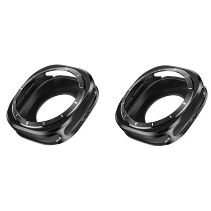 BUSKOZ 1/2pc Étui de protection en métal pour Samsung Galaxy Watch Ultra, sans film protecteur d'écran, accessoires