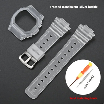 Étui de Bracelet en résine de caoutchouc pour Casio g-shock DW-5600 GW-M5610 GW-B5600 G-5600 hommes femmes Bracelet de remplacement accessoires de montre
