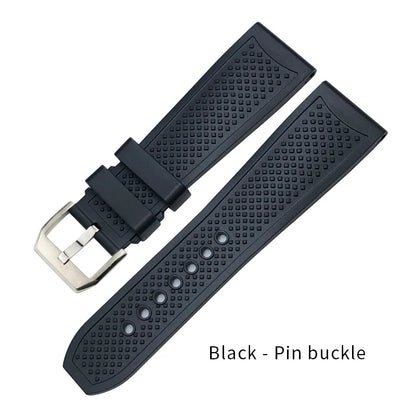 Men's Soft Silicone Watch Straps, 20mm 21mm 22mm 23mm 24mm