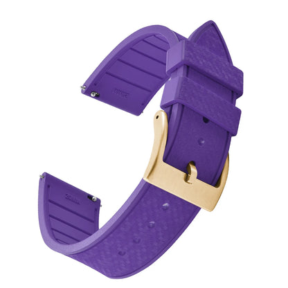 FKM Mosaic Rubber Watch Strap, 20mm 22mm, Quick Release, for Sport Diver, for Rolex Seiko Omega Cartier, Universal Belt