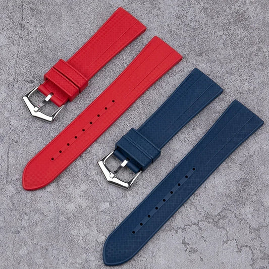 Cinturino universale per orologio, in gomma fluorurata FKM premium, 20 mm, 22 mm, a sgancio rapido, per donna e uomo, ricambio per orologi subacquei