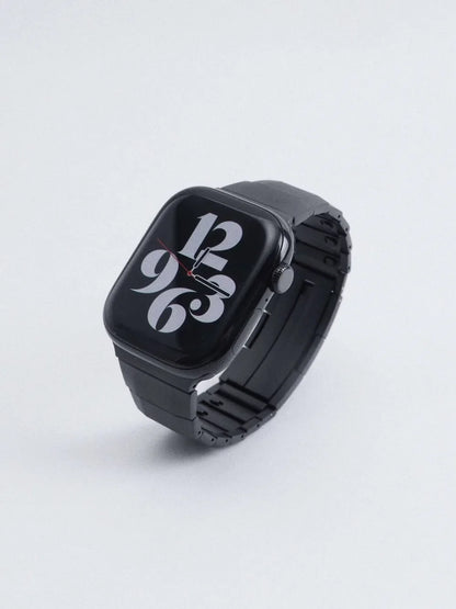 Bracelet de luxe en acier inoxydable pour Apple Watch Ultra 2 10 9 8 7 6 5 4, bracelet en métal pour iWatch 40mm 41mm 42mm 45mm 46mm 49mm