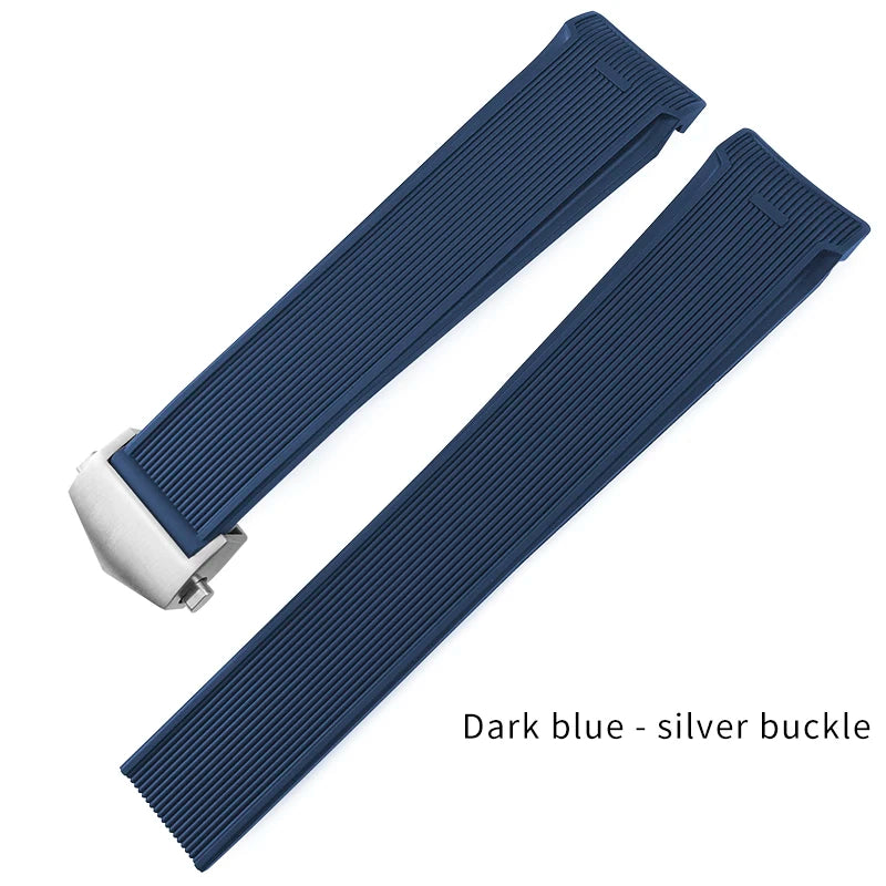 Bracelet de montre en caoutchouc naturel de haute qualité, 20mm 22mm, adapté à la montre TAG Heuer Aquaracer 300 500, bracelet de plongée, sport, en Silicone