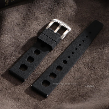 Cinturino in silicone Tropicale a sgancio rapido 20mm 22mm Nuovo cinturino in gomma Tropicale morbido universale per uomo donna smartwatch