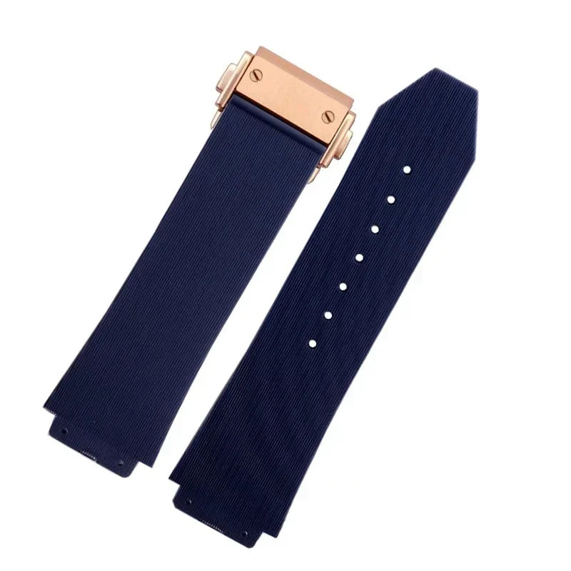 Cinturini per orologi HUBLOT BIG BANG, silicone, 25*19mm, impermeabili, per orologi da uomo, cinturino a catena per orologi, accessori per orologi, cinturino in gomma