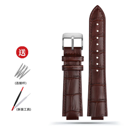 Cinturino dedicato per orologio LV serie Drum Q1121 per uomo e donna, cinturino in vera pelle Q114k.