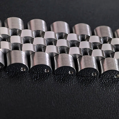 Bracciale di ricambio Jubilee 21 mm per Seiko Prospex Speedtimer SSC913P1/SSC915P1/SSC935P1/SSC939P1/SSC941P1/SSC947 in acciaio inossidabile