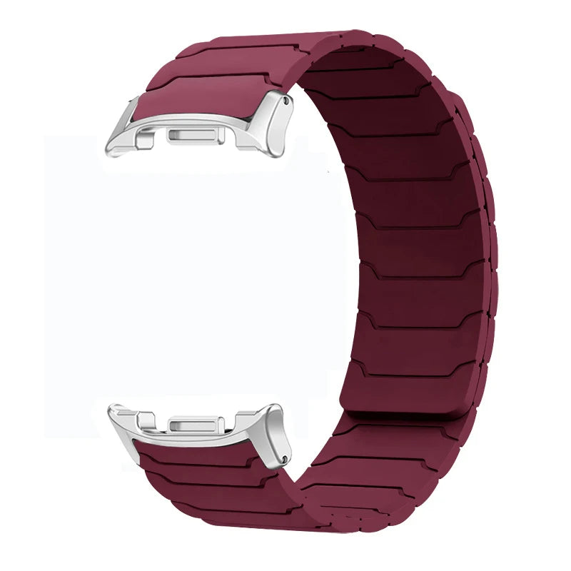 Bracelet magnétique en Silicone pour Samsung Galaxy Watch Ultra 2025, 47mm, pour Galaxy 8 40mm 44mm/8Classic 46mm, Bracelet de sport