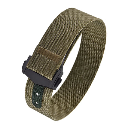 Canvas and Nylon Watch Strap, 18-20-22mm, for Omega X Swatch MoonSwatch for Seiko Men Women Sport, Waterproof, Folding Buckle