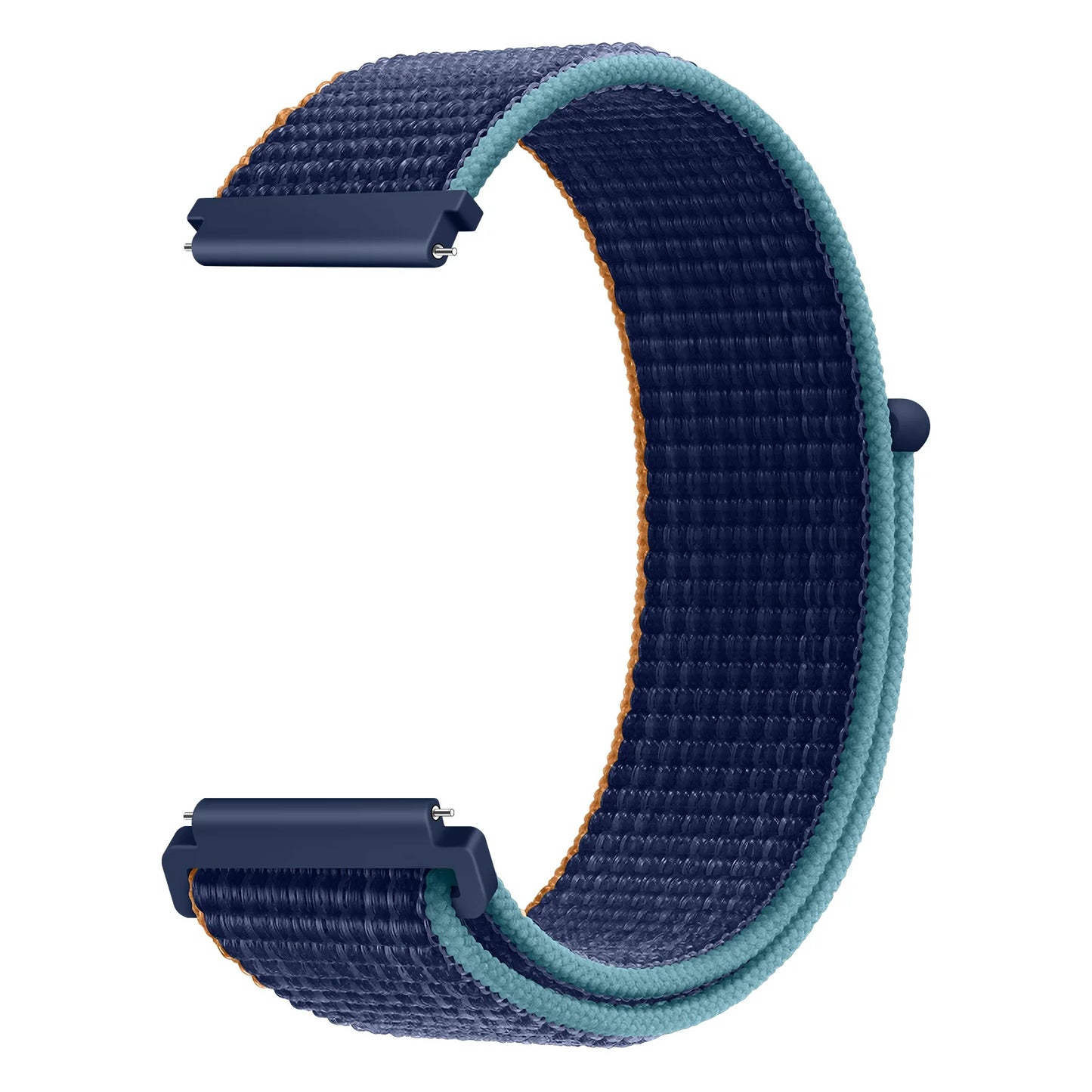 Bracelet à boucle en Nylon pour Amazfit Bip 6/5/GTS 4/3/2/2e/Mini/GTR 42mm/47mm/GTR 4/3 Pro Sport, 20mm/22mm, 2 bandes