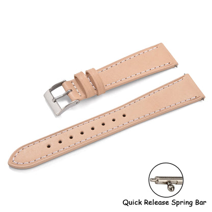 Cinturino in pelle a sgancio rapido, 18 mm, 20 mm, 22 mm, rosso, retrò, per orologi Omega, Cartier, Seiko, Tissot, DW, accessori da donna e da uomo