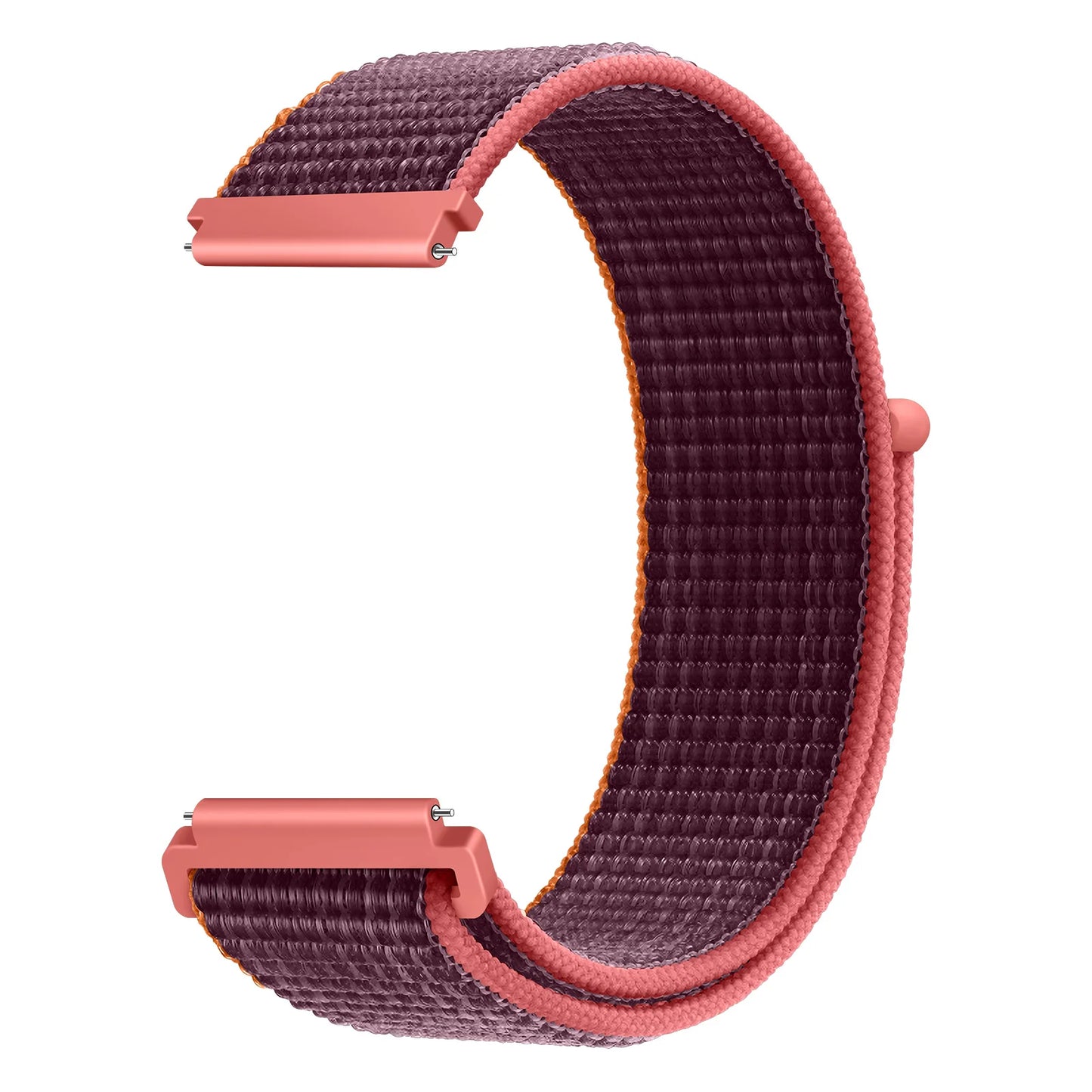 Bracelet à boucle en Nylon pour Amazfit Bip 6/5/GTS 4/3/2/2e/Mini/GTR 42mm/47mm/GTR 4/3 Pro Sport, 20mm/22mm, 2 bandes