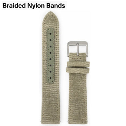 Bracelet de montre en toile pour montre militaire pilote 6105, 18mm 20mm 22mm, dégagement rapide, remplacement universel, rétro, accessoires de montre