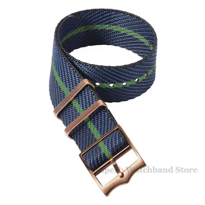 Bracelet en Nylon de qualité supérieure pour Bracelet de montre militaire en toile Tudor, 20mm 22mm, en tissu Seiko, pour Bracelet Rolex, boucle en Bronze