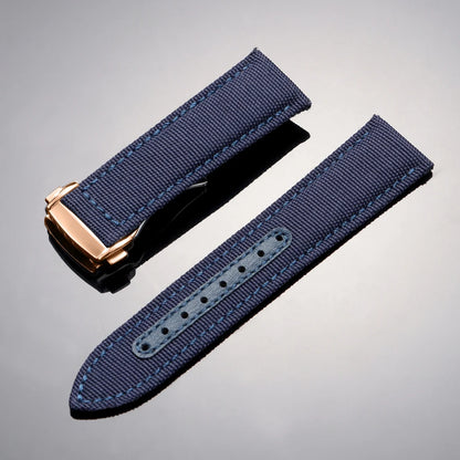 Bracelet de montre en Nylon 20mm 22mm pour Omega Seamaster 300, bracelet de montre pour Speedmaster AT150, boucle pliante en toile, Bracelets de Sport pour hommes