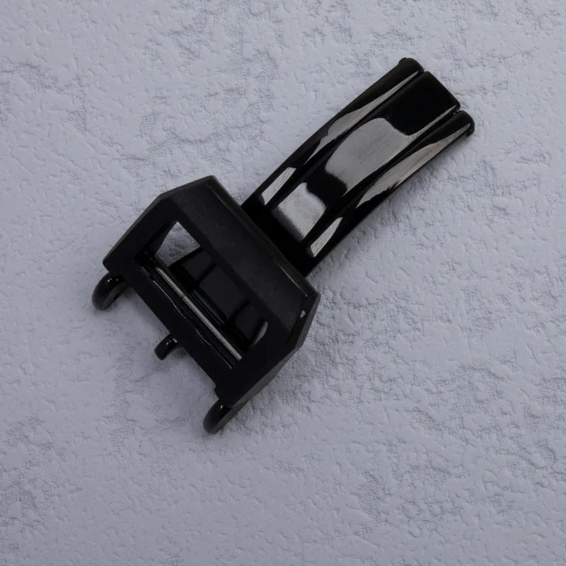 Fermoir pliant en acier inoxydable de haute qualité, boucle de montre en or et or Rose pour bracelet de montre IWC 18mm
